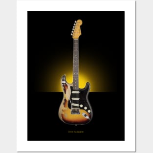 Legendary Guitars - Stevie Ray Vaughan Posters and Art